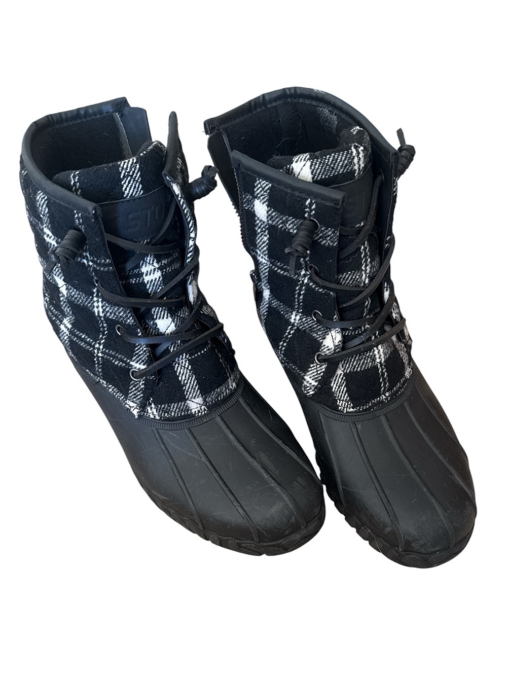 STQ Duck Boots for Women Waterproof Winter Boots Quilted Snow Boots